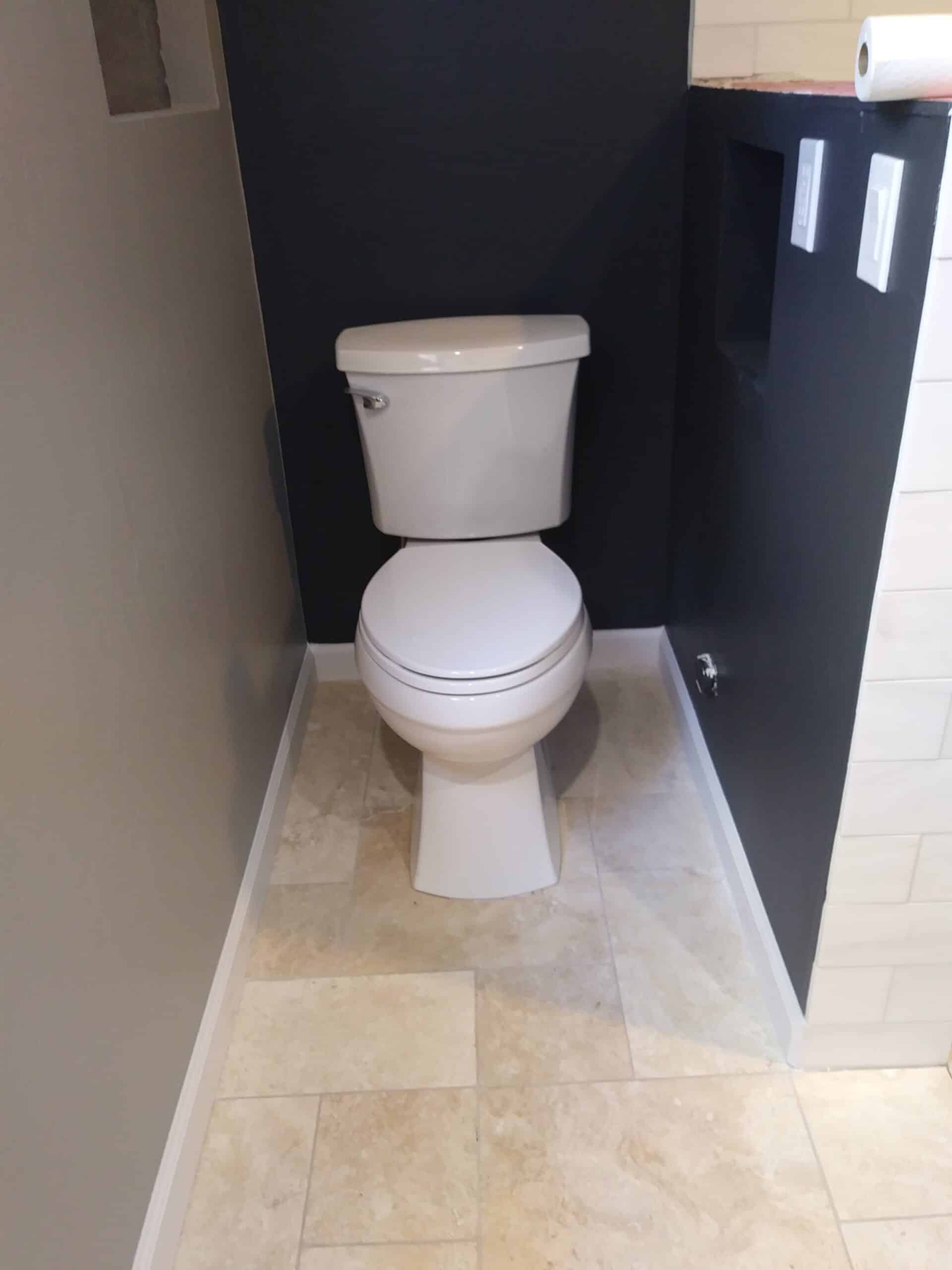 toilet remodel