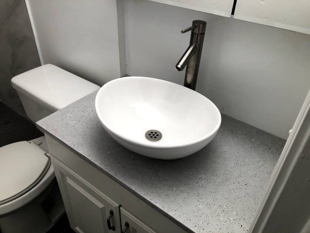 bathroom sink remodel